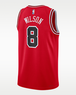 Caleb Wilson Chicago Bulls Icon Edition Men's Nike Dri-FIT NBA